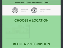 Tablet Screenshot of johnstondrug.com